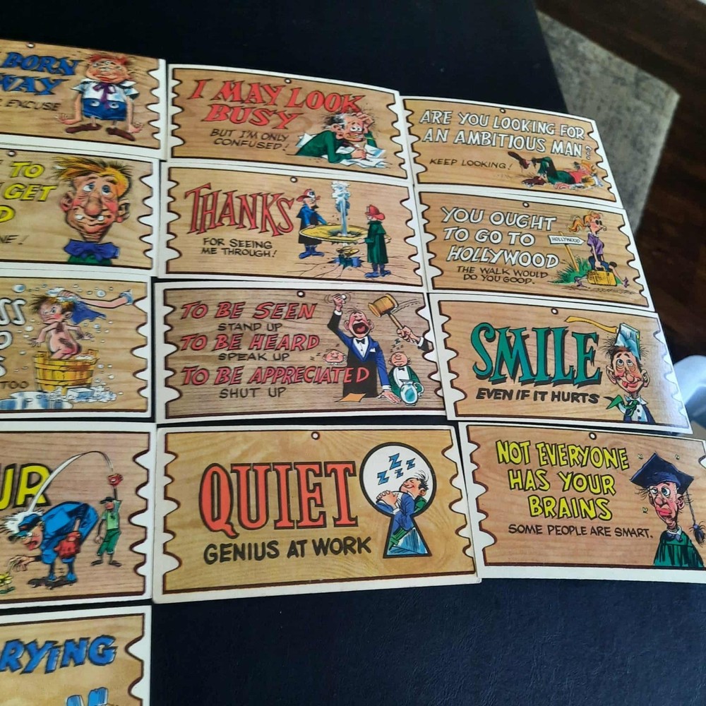 1959 "Wacky Plaks" Cards