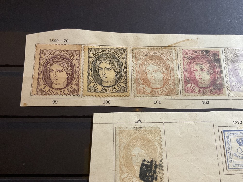 Spain mounted mint or used stamps B1852