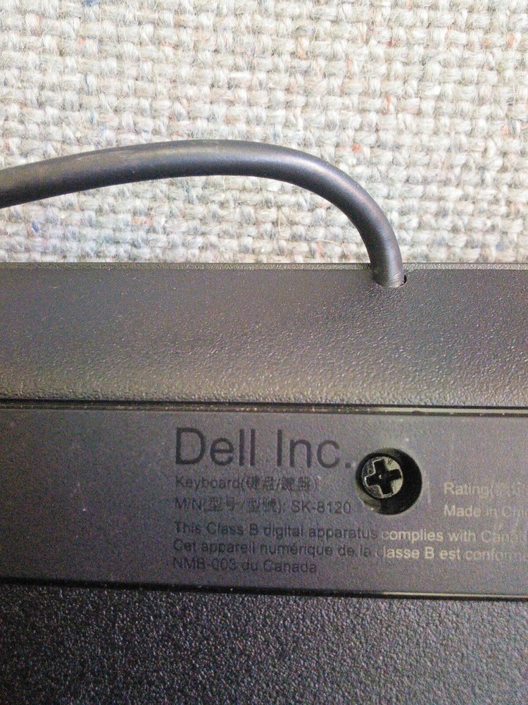 Dell SK-8120 Black USB Keyboard