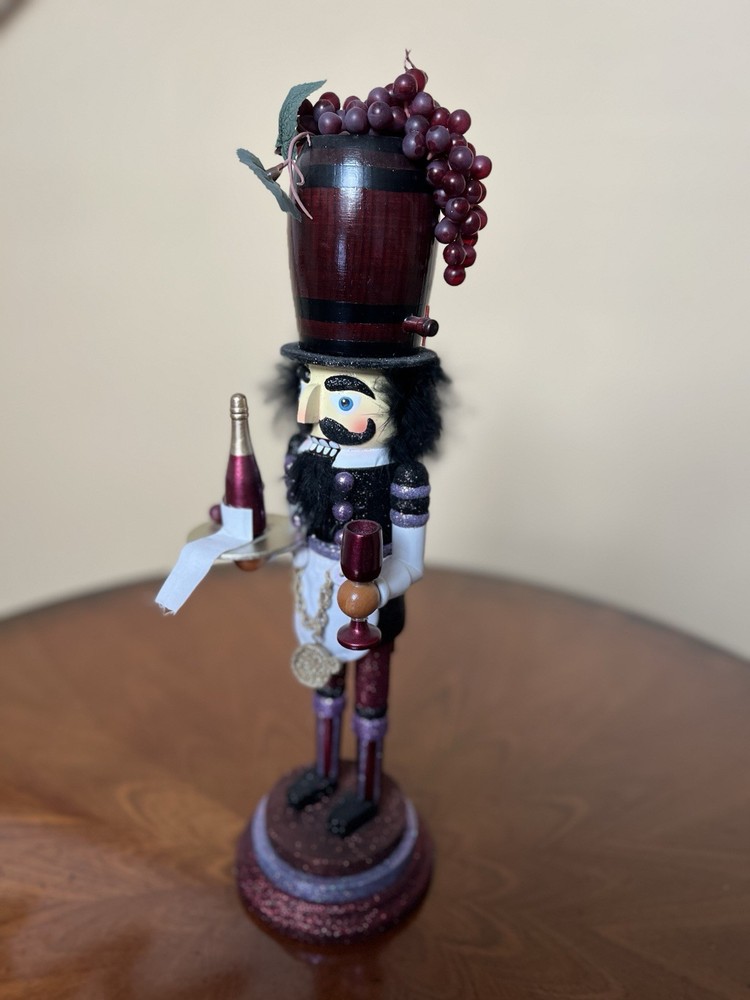 Kurt Adler 19" Hollywood Wine Nutcracker - Open Box