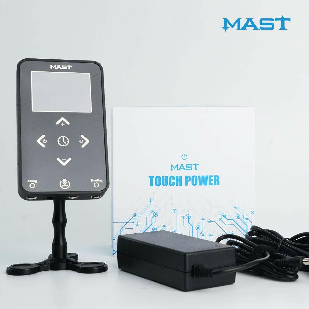Mast Touch Tattoo Power Supply Dual Connect OLED Screen 3.42A Start-up Function
