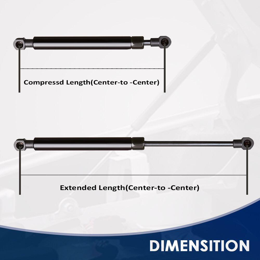 2pcs Rear Hatch Tailgate Lift Supports Shock Struts for Dodge Caliber 2007-2012