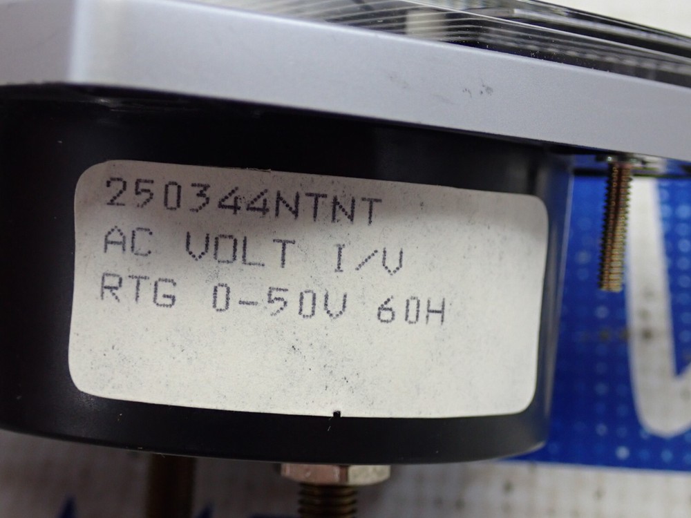 GE 250344NTNT Panel Meter 0-50 A-C Volt New