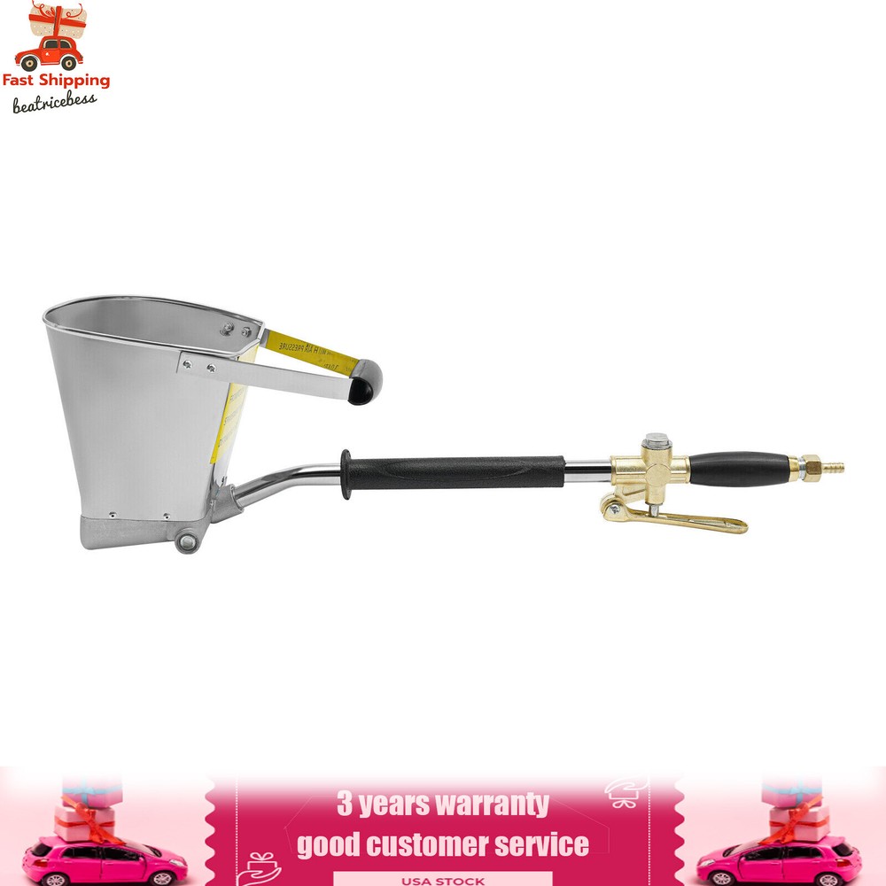 Pneumatic Cement Stucco Sprayer Gun Plaster Mortar Automatic Air Panting Tool US