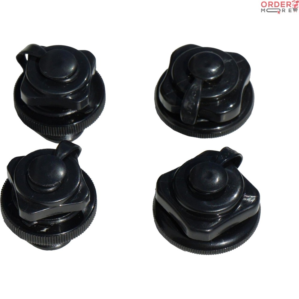 Boston Valve Replacement Set 4 Inserts for Inflatables Boats Kayaks
