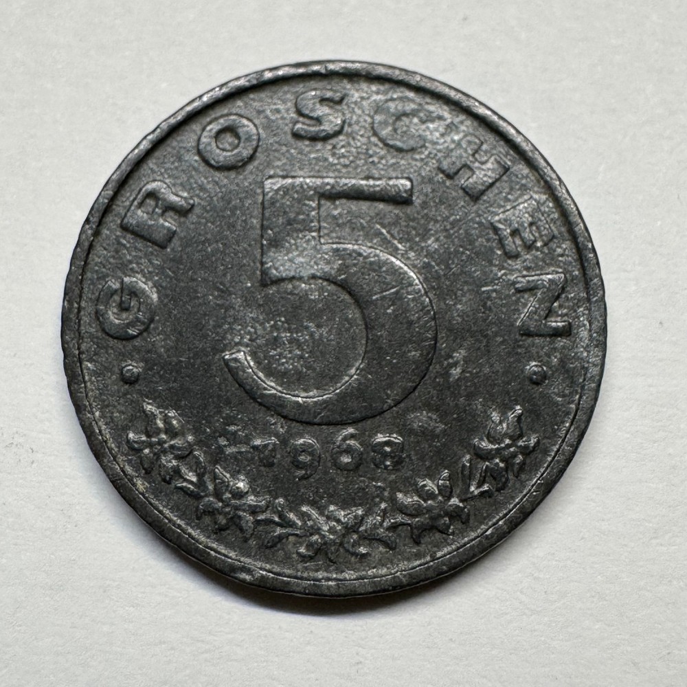 1968 Austria 5 Groschen - Coin #C-057