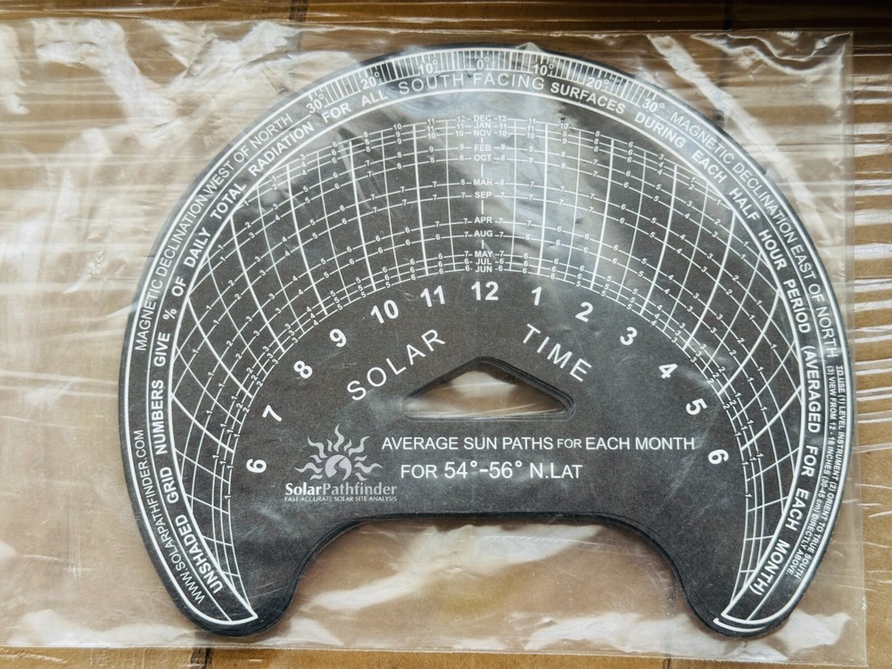 Solar Pathfinder Solar Site Analysis with Tripod and Hard Case Open Box