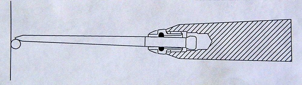 Like HAMMERHEAD but IMPROVED-SLIM TAPERED DART POINTS -PLUS SIDEWAYS RETRACTABLE