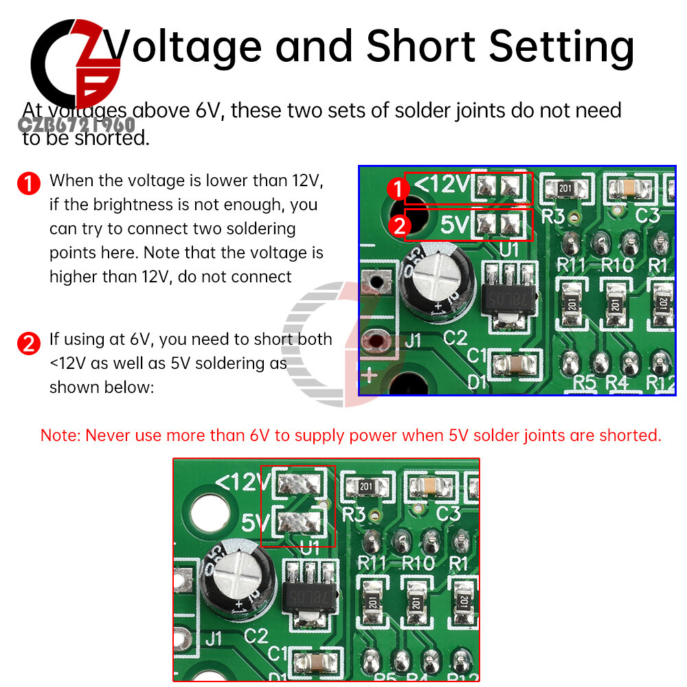DC4-25V 4-digit Electronic Digital Counter Module With Power Cut Memory Function