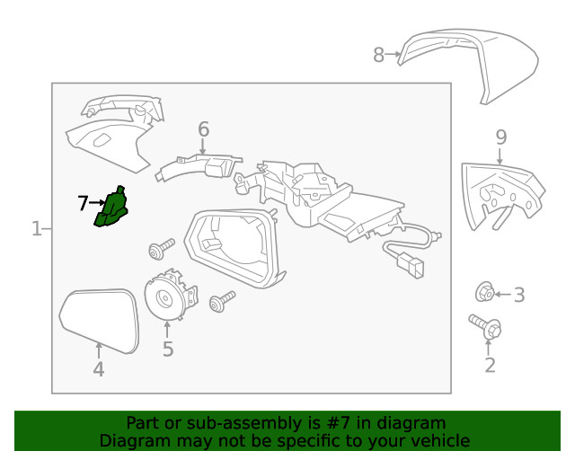 Genuine Ford Courtesy Light KR3Z13B375A