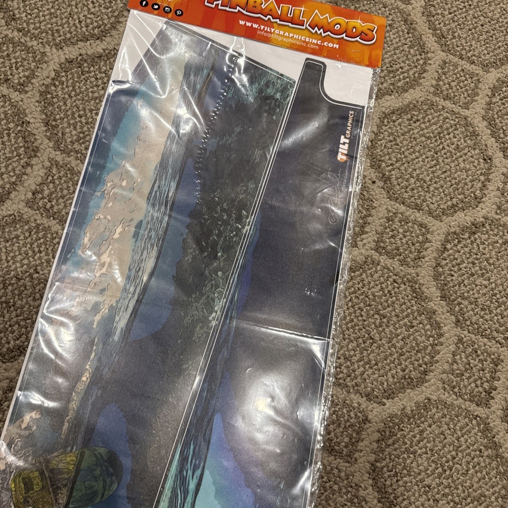 JAWS Pinball Stern Art Blades Tilt Graphics