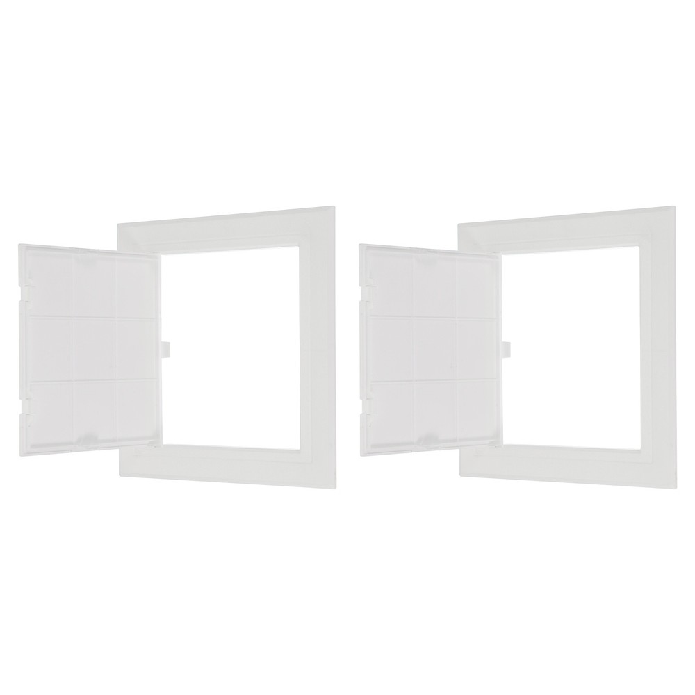 6.5x6.5 Inch(165x165mm) Removable Hinged Access Panel, 2Pcs Access Doors White