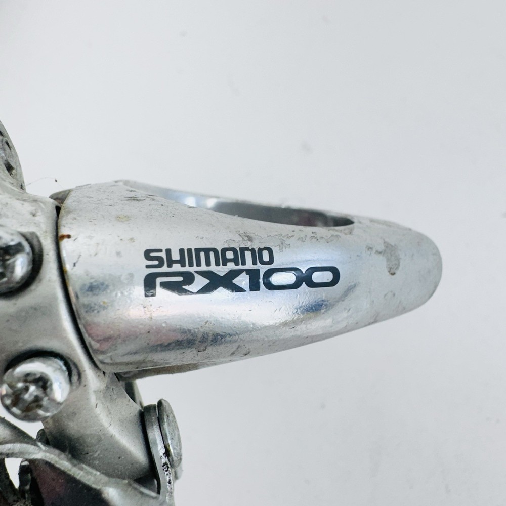 Vintage Shimano RX100 Front Derailleur FD-A550 Clamp On Bottom Pull Double A04