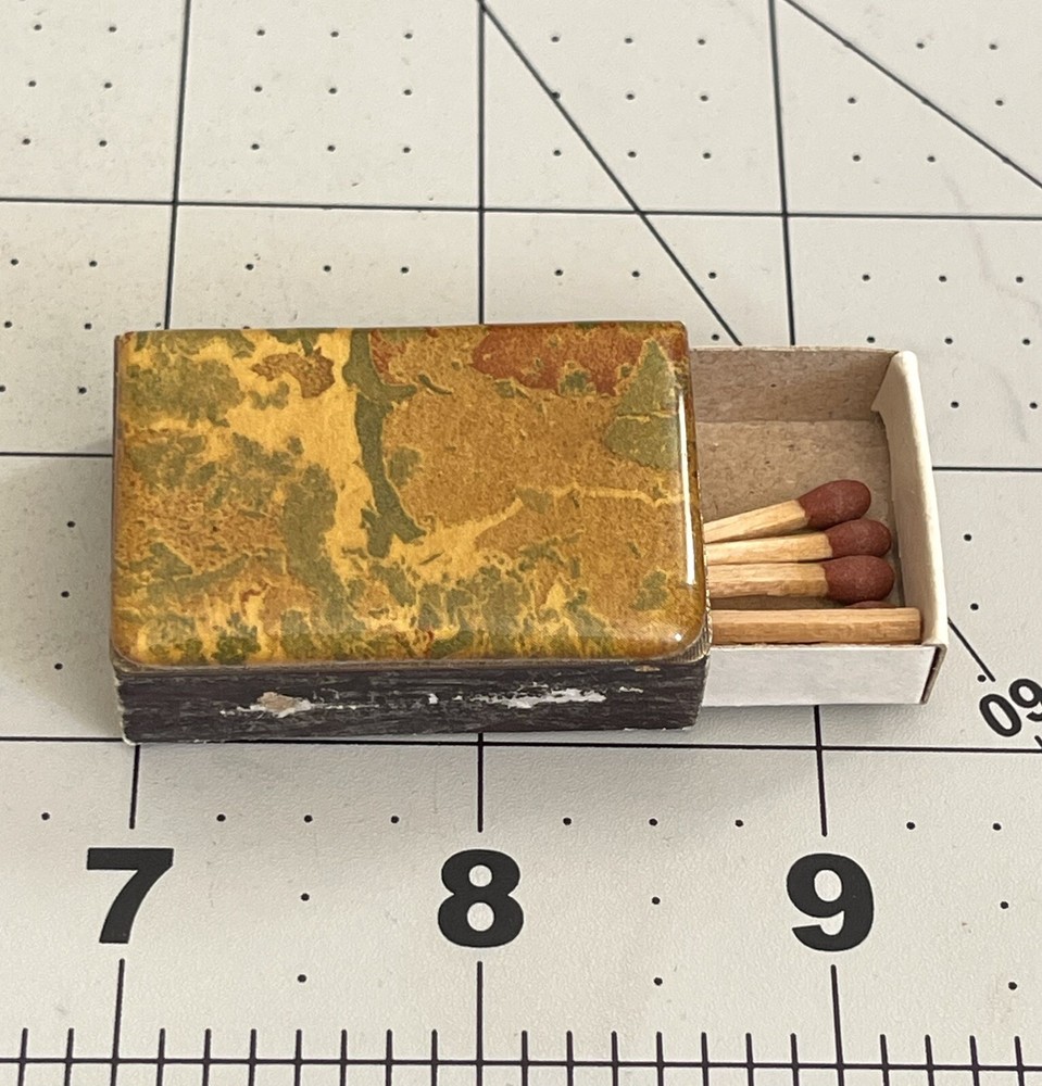 RARE Vintage Art Deco Match Box Safe - SPR11