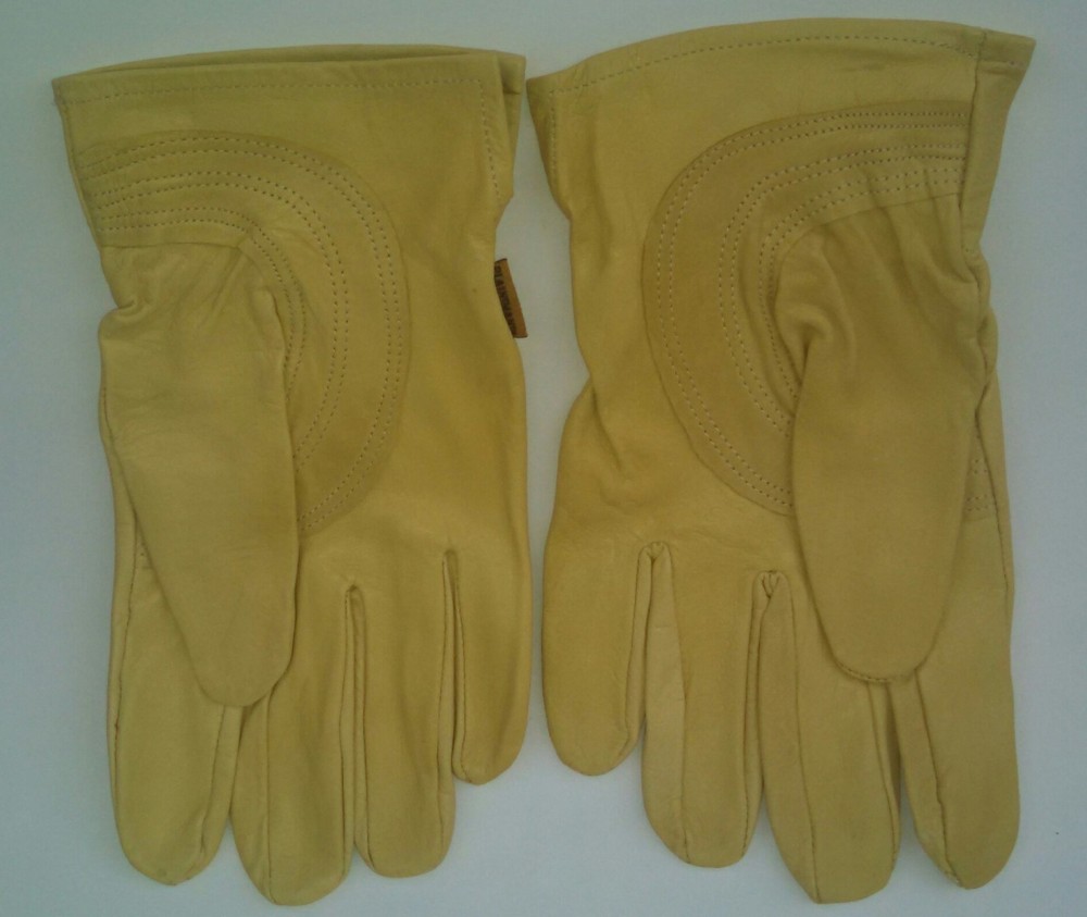 12 Pair Bundle PLAINSMAN Premium Cabretta Goatskin Leather Gloves Size MEDIUM