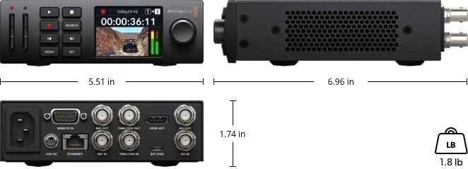 Blackmagic Design HyperDeck Studio HD Mini Video Recorder HDMI/SDI