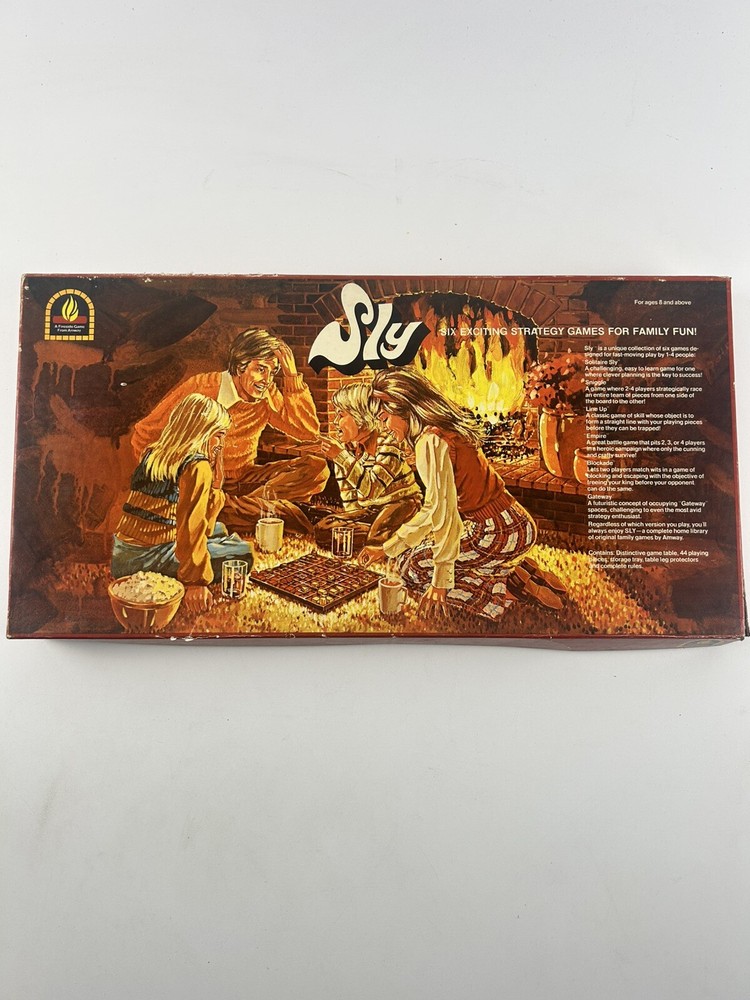 Vintage 1975 SLY Board Game Amway Fireside Sid Sackson Strategy Game Complete