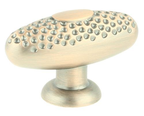 2" Hammered Knob Antique Copper