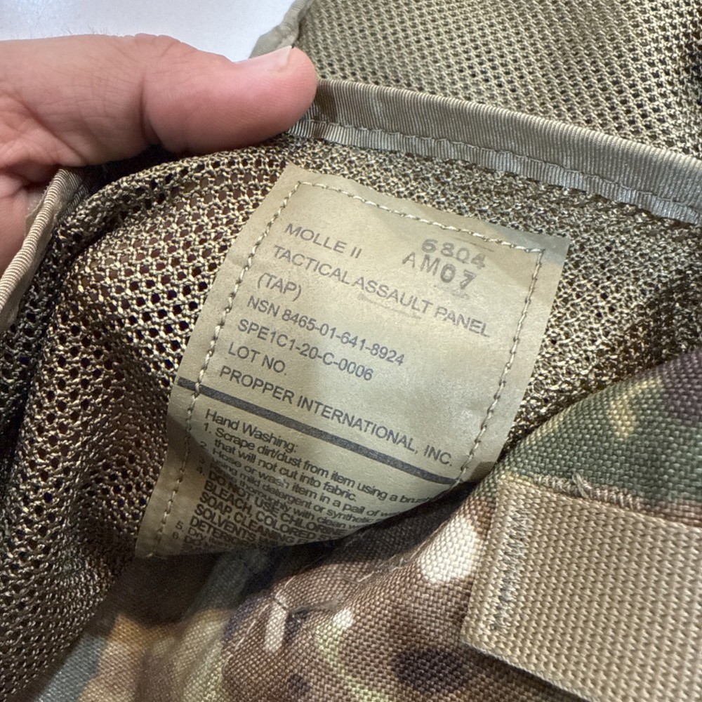 US Army Chest Rig With Attachments Multicam