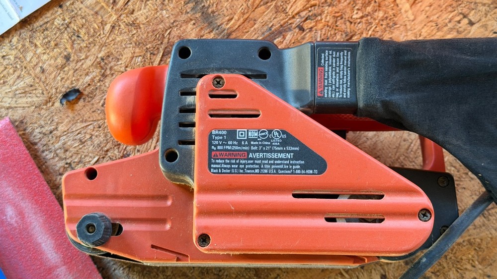 Black & Decker 3x21 In. Belt Sander – Runs Great, With Case
