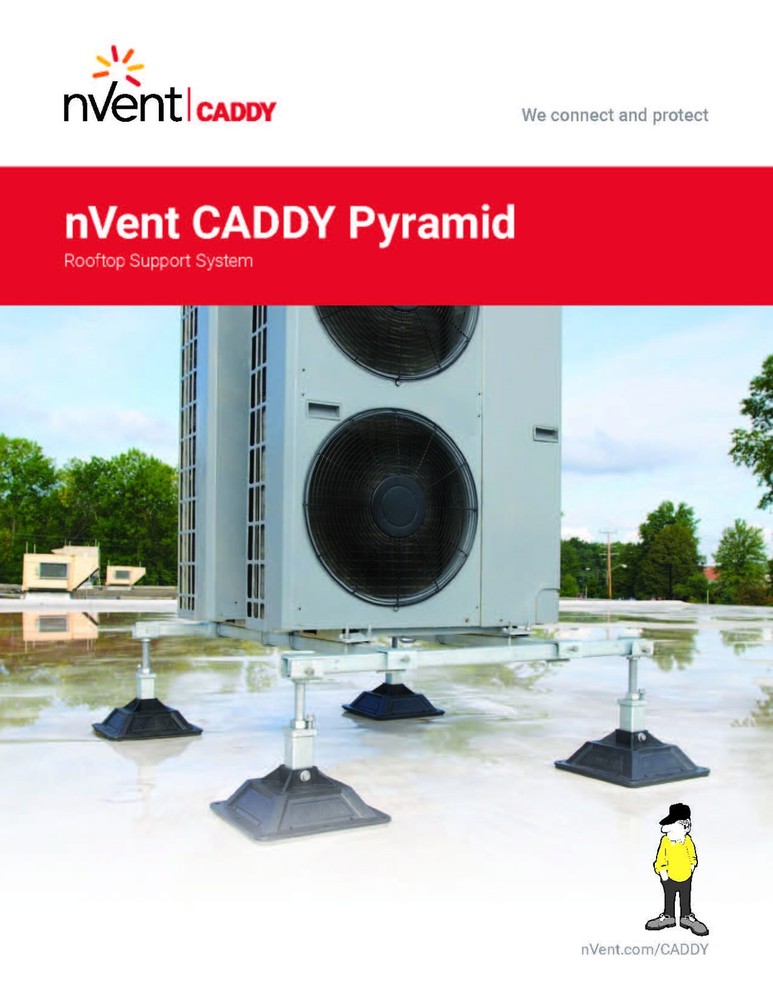 Caddy® nVent 6" Pyramid Strut Support LPSF6C —SHIPS FREE—