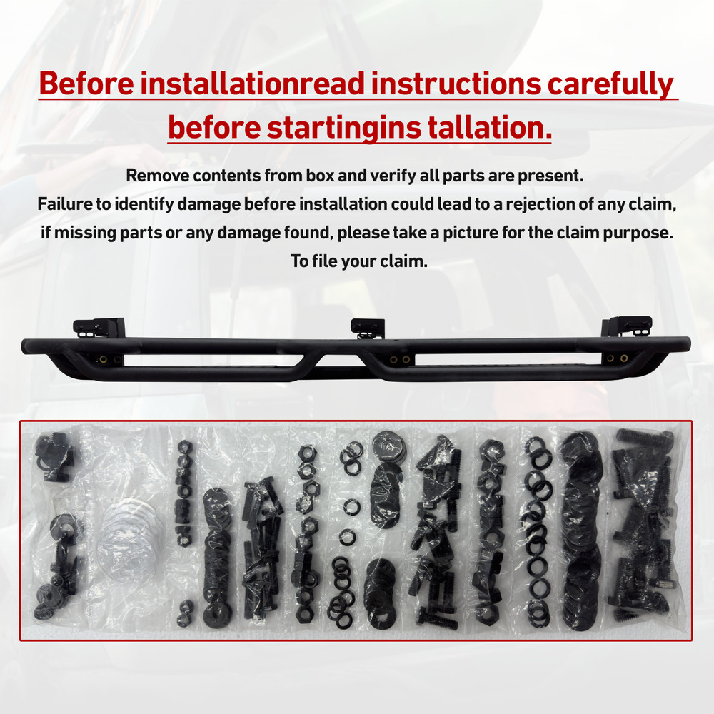 Vijay For 2006-2018 Dodge Ram 1500 Crew Cab Drop Side Steps Running Boards