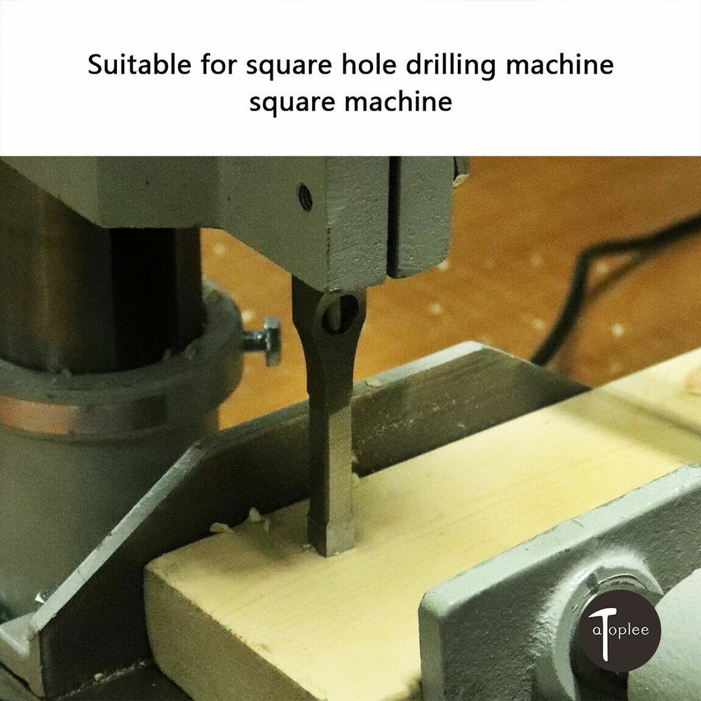 Square Hole Woodworking HSS Drill Bit Chisel Mortising Mortise Wood Tool Kit Set