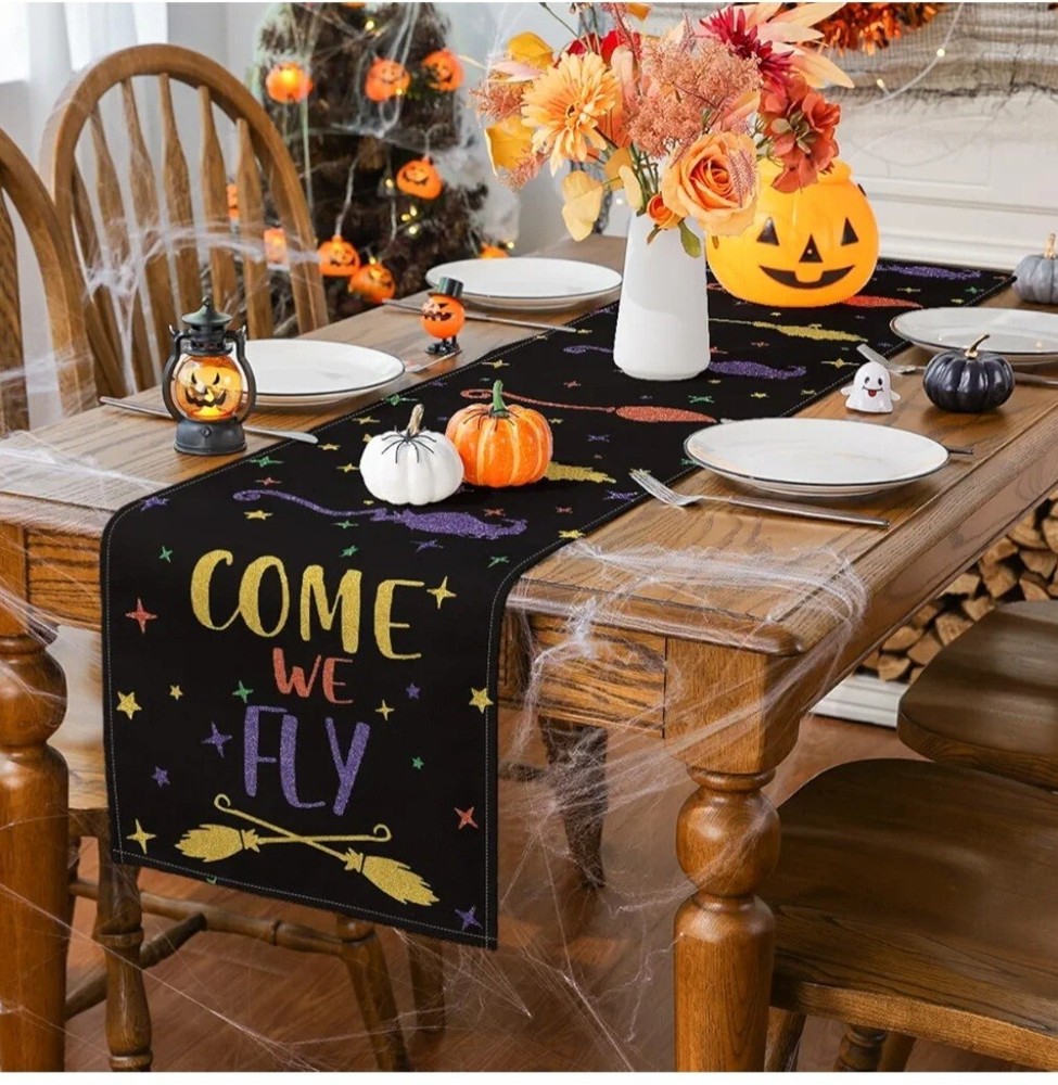 Come We Fly Hocus Pocus Table Runner