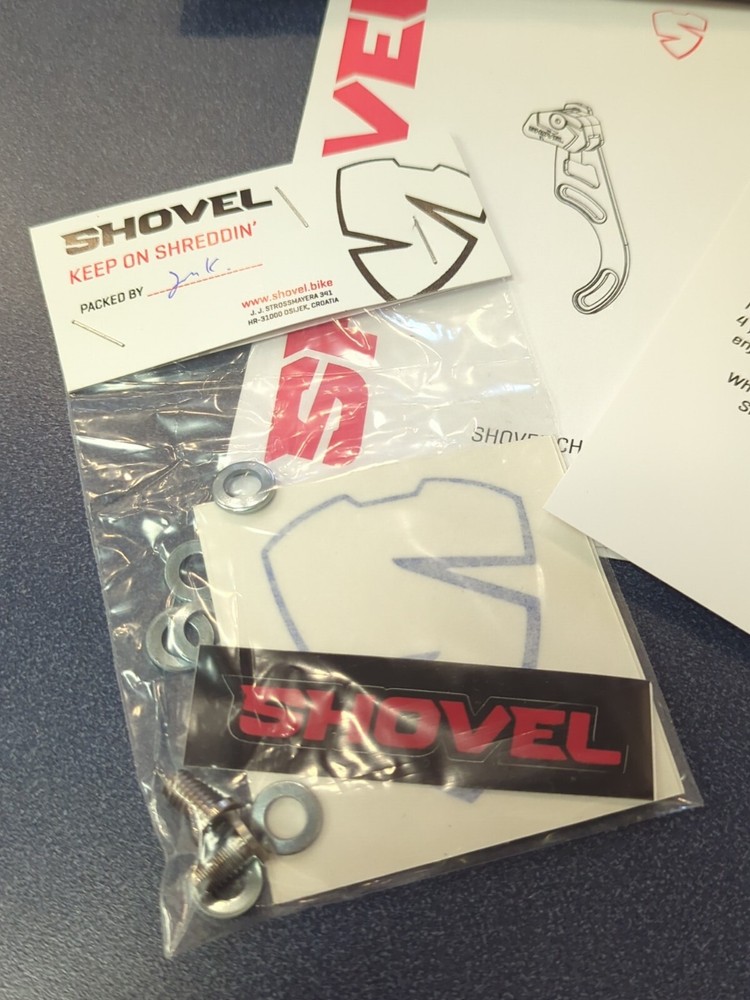 Shovel Components Twenty9 Enduro Chain Guide - Red + Ti Hardware- FREE SHIP!