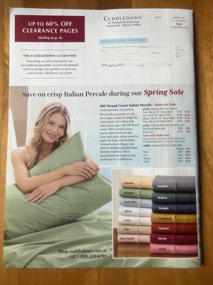 CUDDLEDOWN Catalog - Early Spring 2023