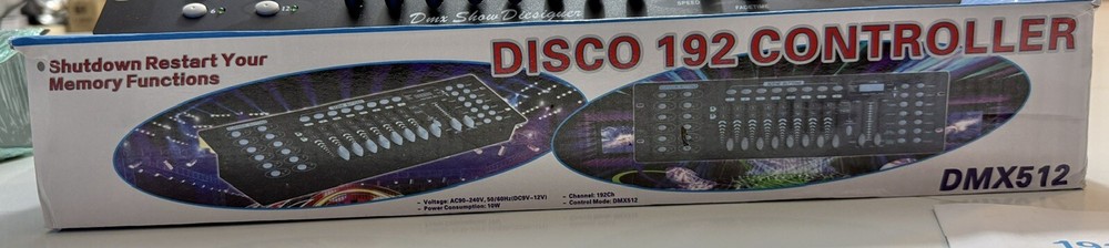 192CH DMX512 Party Disco Stage Lighting Dimmer Controller Programming Console