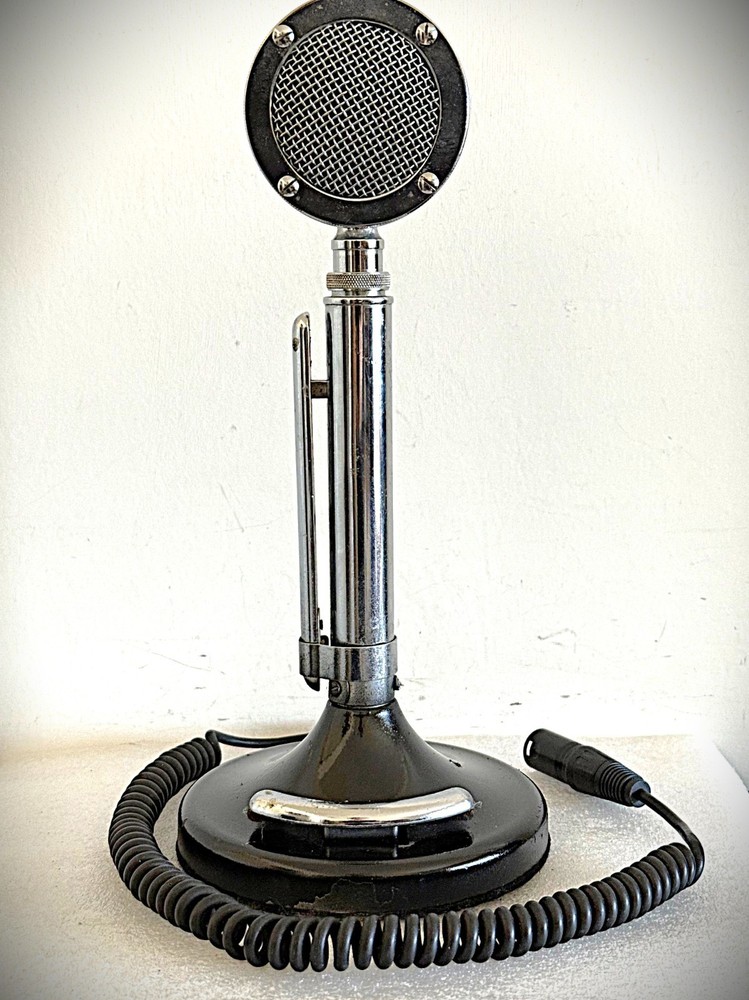 Vintage 1970's Astatic D-104 Dynamic Microphone-modified, working great (d7)