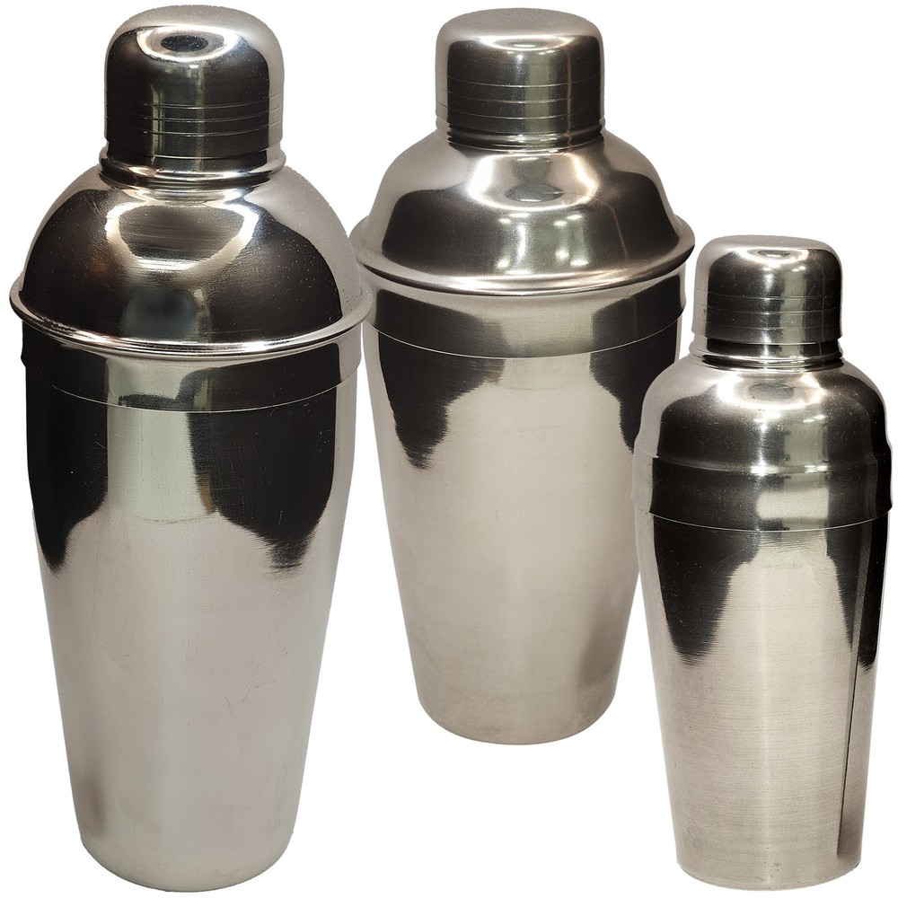 Home Brew Ohio Barware Stainless Steel Cocktail Shaker Variety Pack (300ml,