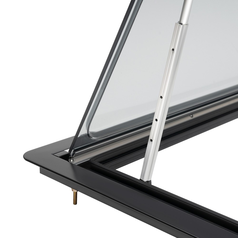 RV Caravan Hinged Push Out Window Double Glazed Ventilation Hatch 900x500mm