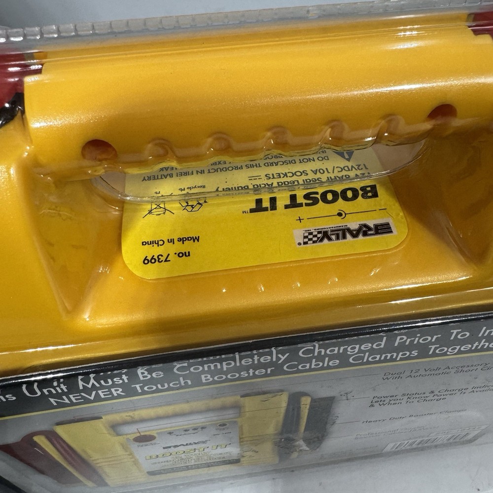 Rally Boost It 12 Volt Cordless Battery Jumper & Power Source #7399