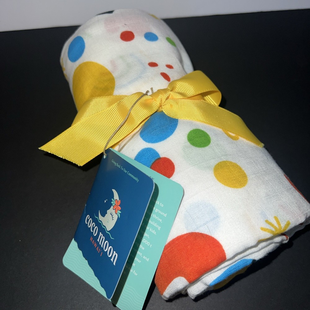 NWT Coco Moon branded baby blanket