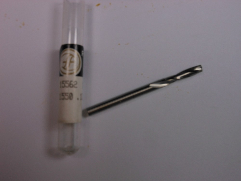 FULLERTON Solid Carbide Drill 0.1360" x 7/8" x 2" 2FL 15562