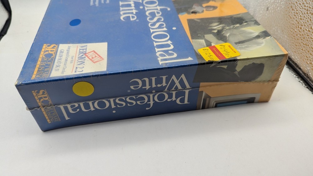 Professional Write Word Processing Software v 2.2 IBM DOS 5.25" Disks VINTAGE