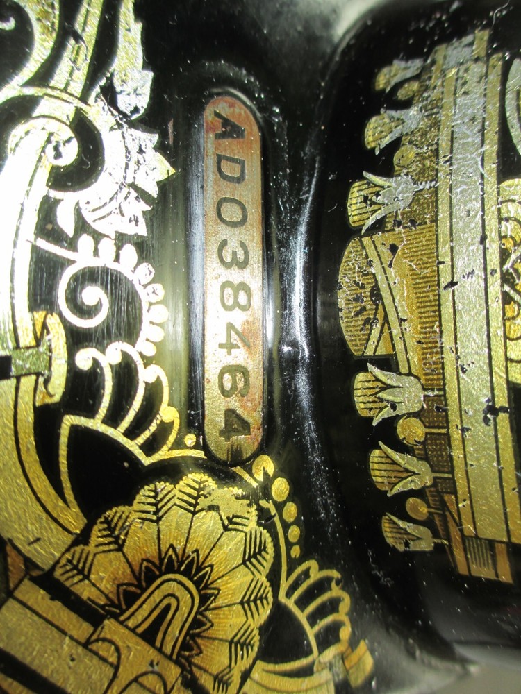 Smooth Working 1930 Singer Sphinx Sewing Machine Ser# AD038464