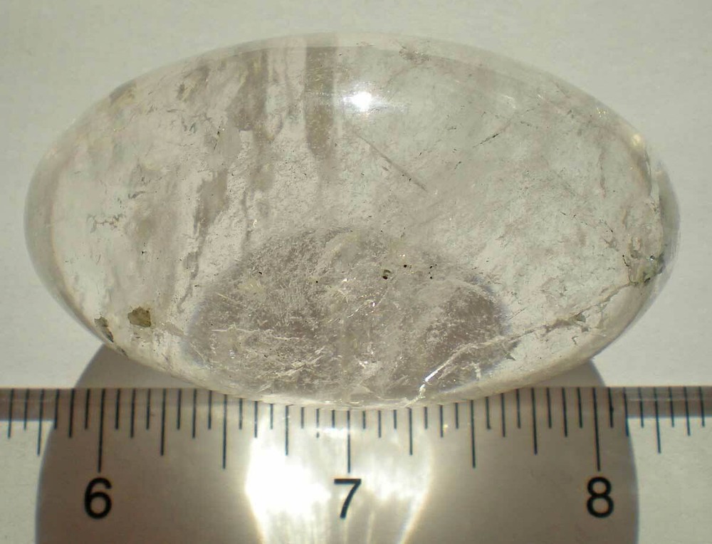 Himalayan Clear Quartz Carved Egg sc558e