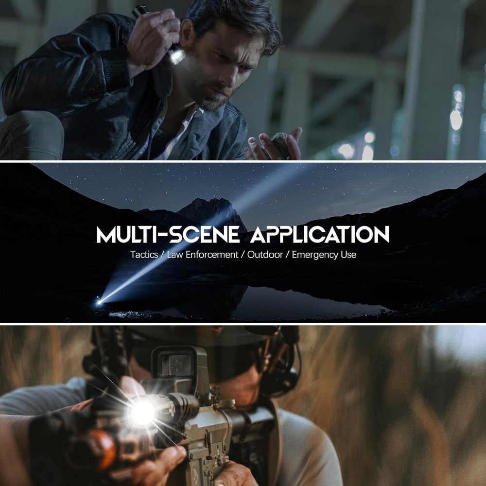 Feyachi FL26 2000 Lumens M-lock Tactical Flashlight