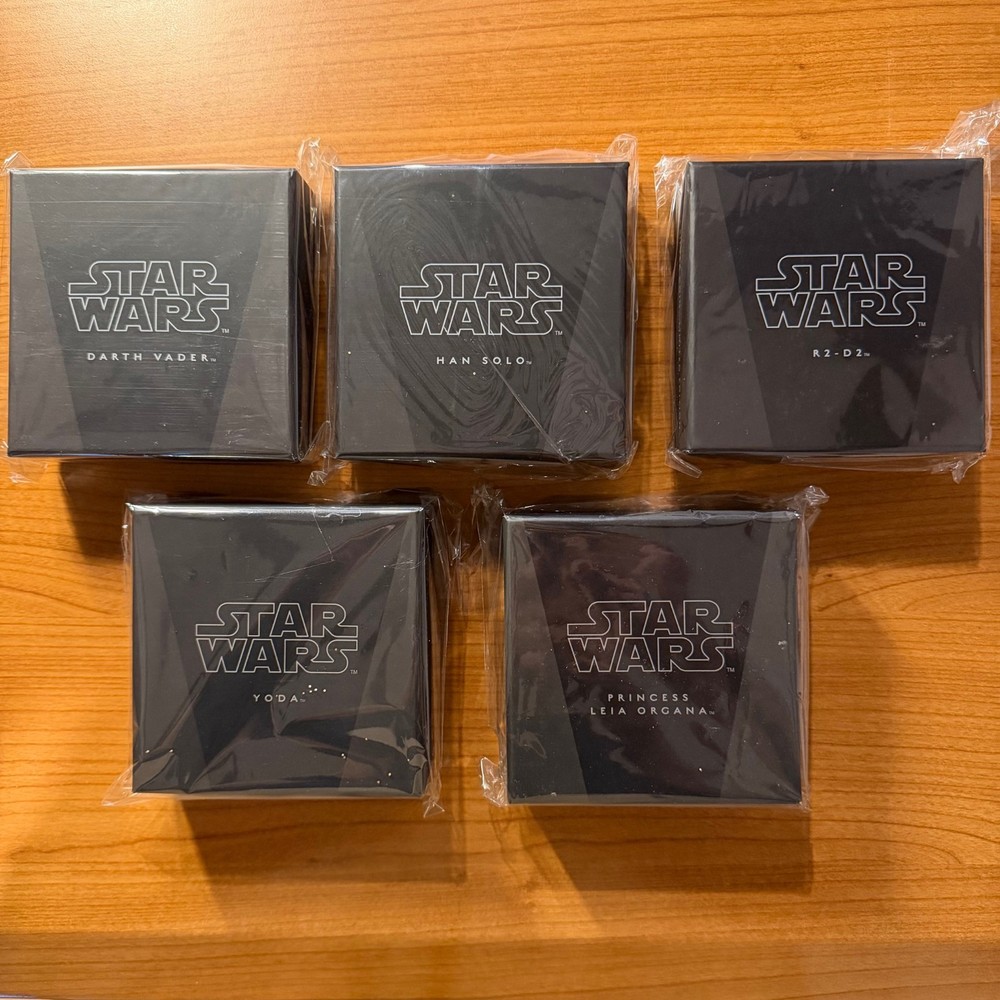 NIUE Star Wars 1oz silver collection. First 5