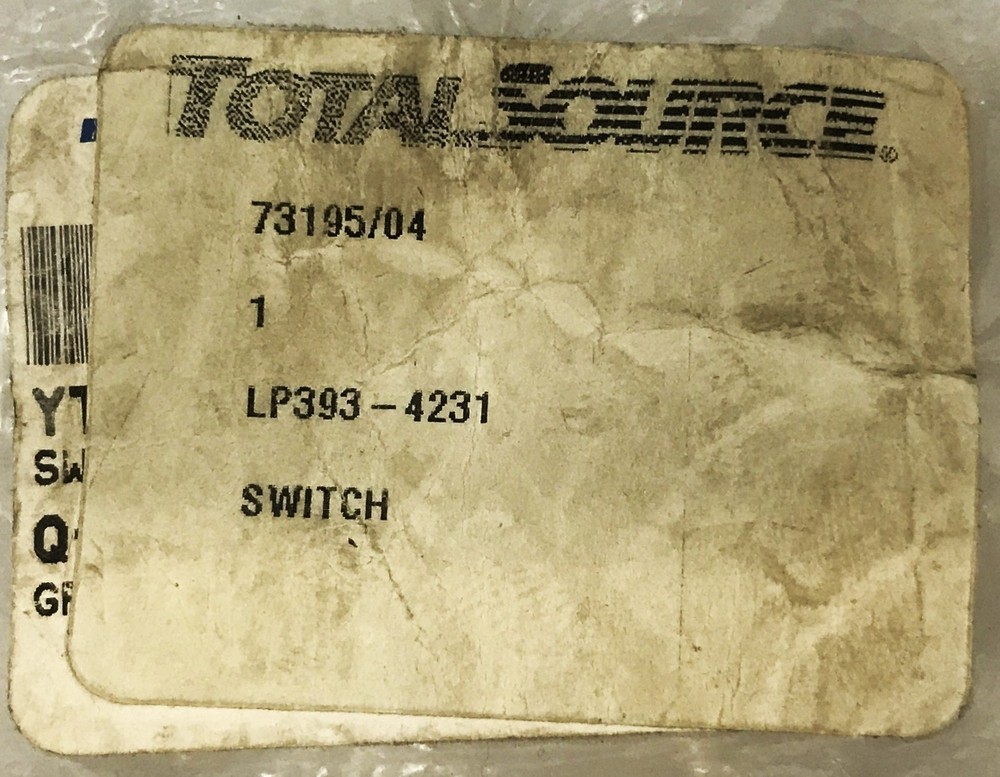 Total Source Micro-Switch LP393-4231 NOS