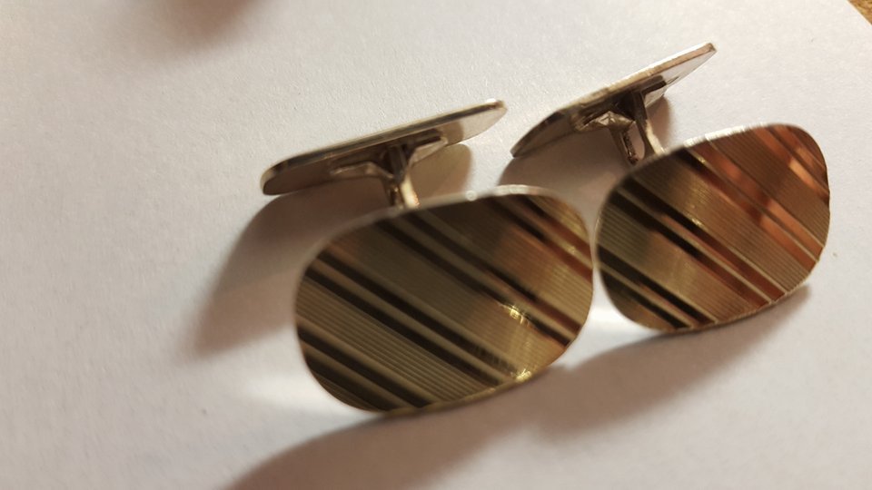 3 Retro set Norway cufflinks 830s silver