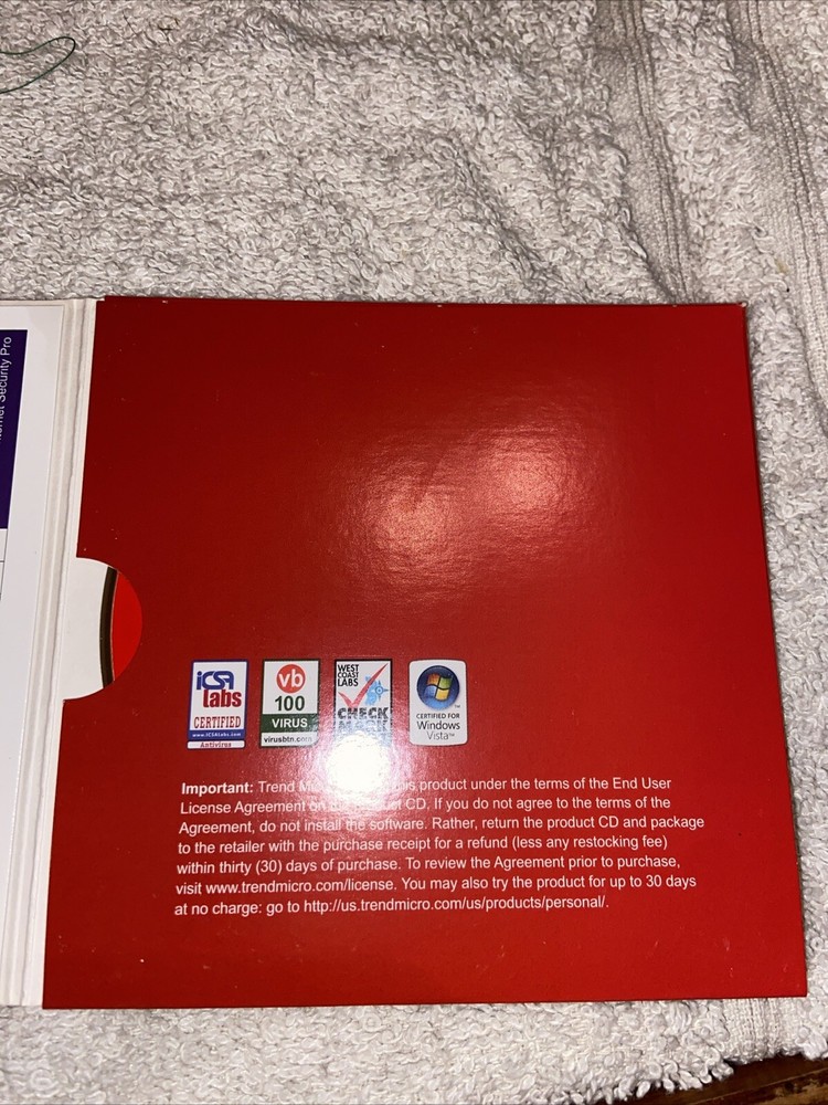 Trend Micro Antivirus 2008 (TAV085772)