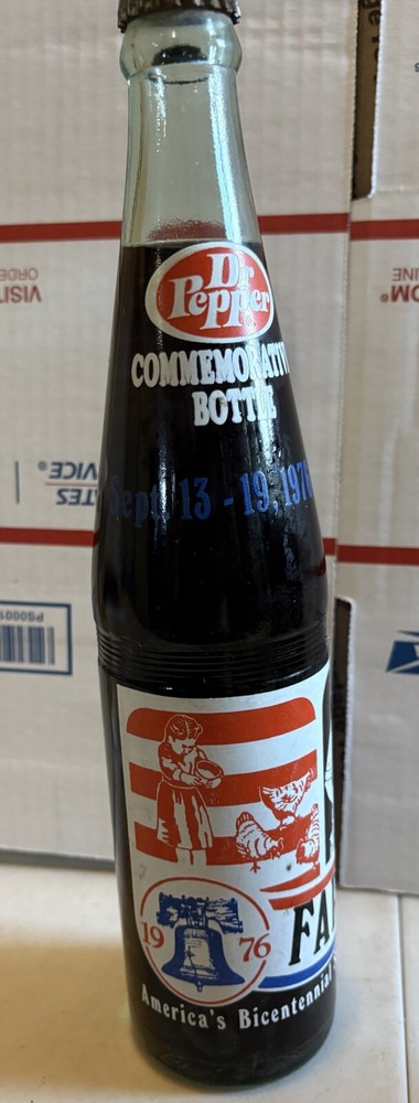 Dr. Pepper, 16oz., Commemorative Bottle. Crystal, Minnesota.