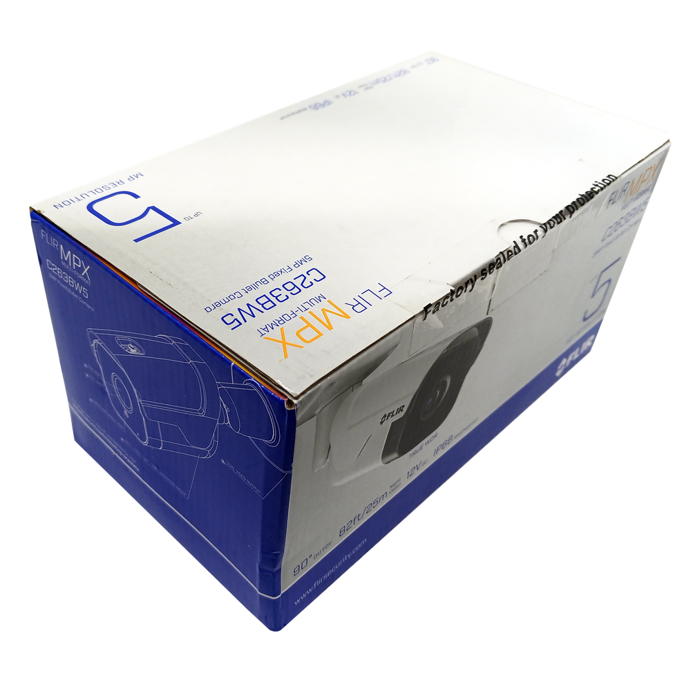 FLIR Digimerge C263BW5 5MP Fixed Bullet Camera, Multi-Format MPX True WDR Bullet