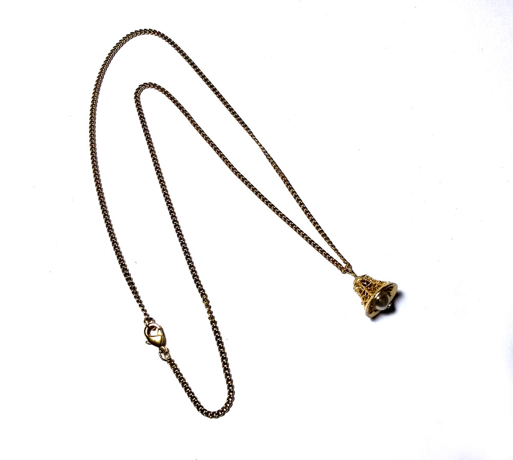 Haunted Ghost Necklace, The Bell Ringer Ghost!