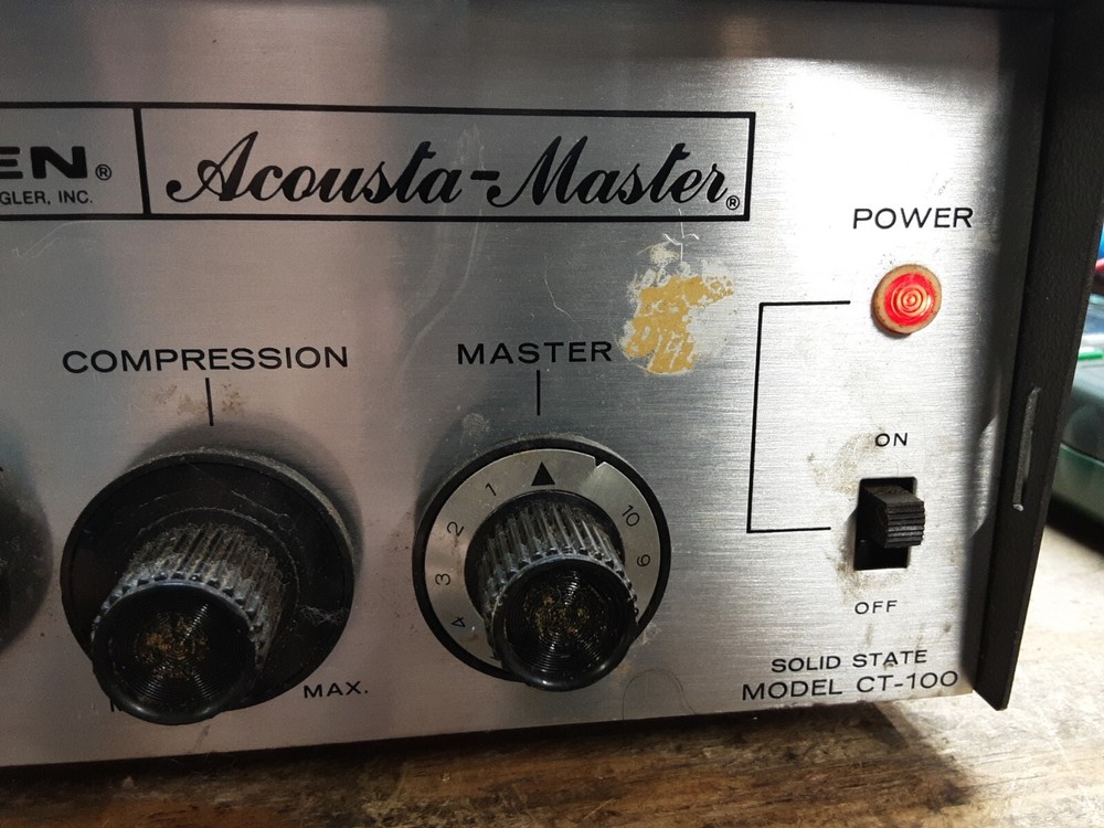 Vintage Bogen CT-100B 4-Channel Input, Single Channel Output Amp Mixer