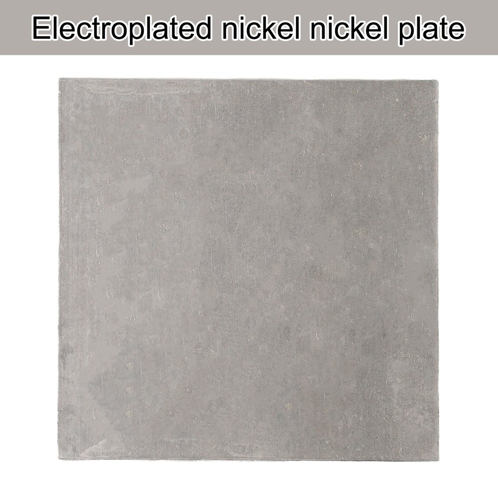 1pcs 100x100mm Pure Nickel Ni Sheet Plate For Electroplating Anode Element